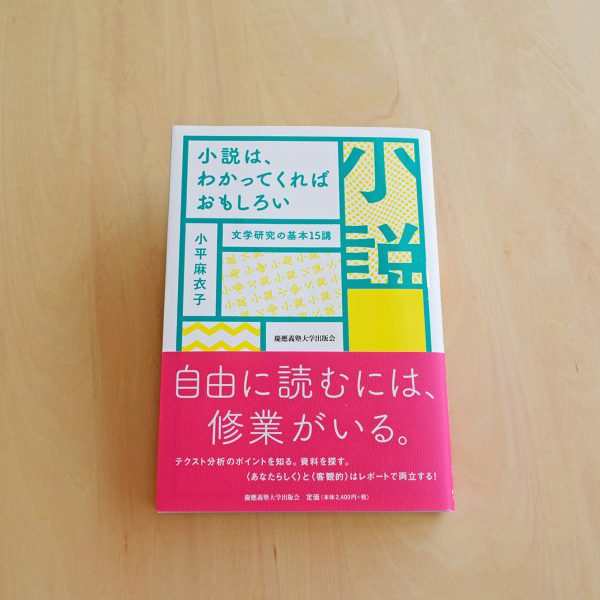 小平麻衣子『小説は、わかってくればおもしろい 文学研究の基本15講』